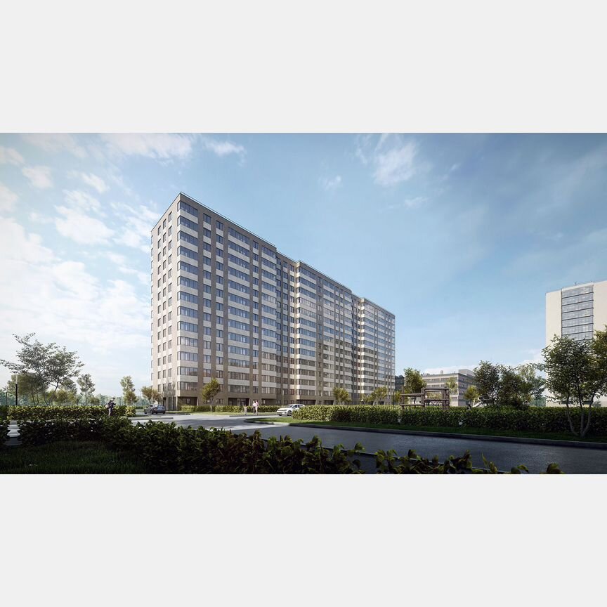 1-к. квартира, 39,8 м², 9/15 эт.