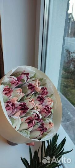 Тюльпаны из зефира Москва Балашиха