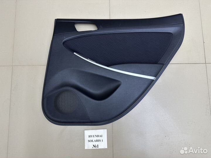 Обшивки дверей Hyundai Solaris 1