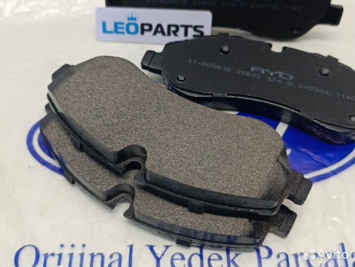 Колодки тормозные передние Форд Транзит Кастом 14