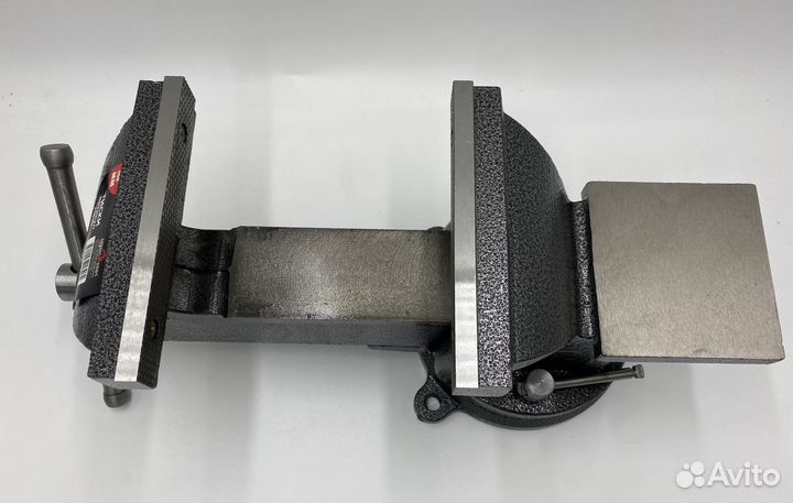 Тиски слесарные 150мм поворотные с наковальней Сер