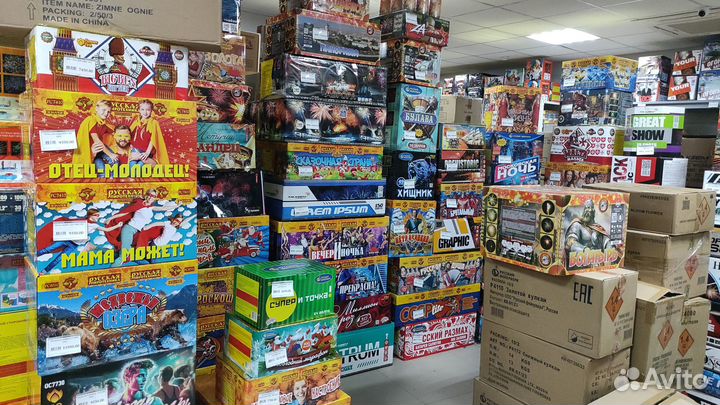 Опт / розница. Самый большой выбор салютов оптом