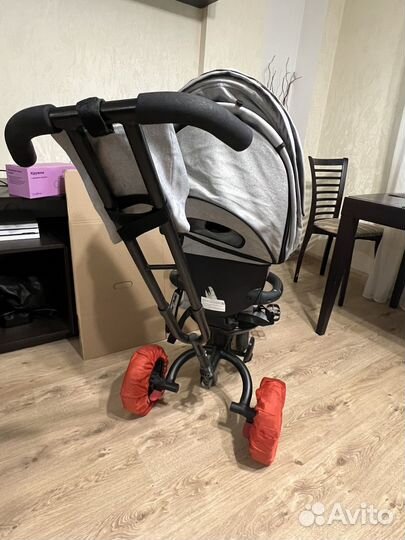 Детский велосипед коляска с ручкой