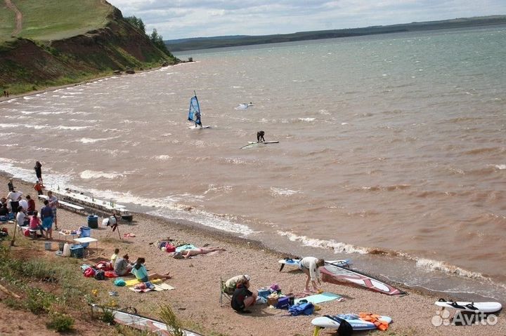 Пункты туризма и торговли на озере Аслыкуль