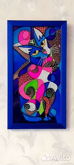 Синяя кошечка