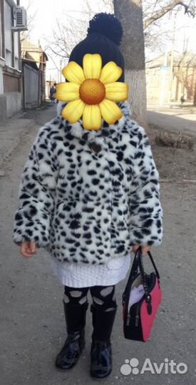 Шубка H&M для девочки 2-3 года