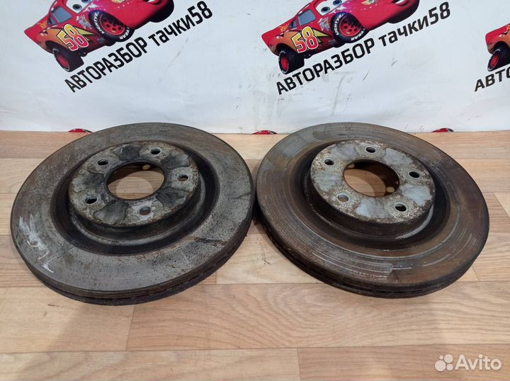 Диски тормозные (комплект) перед. Nissan Juke YF15