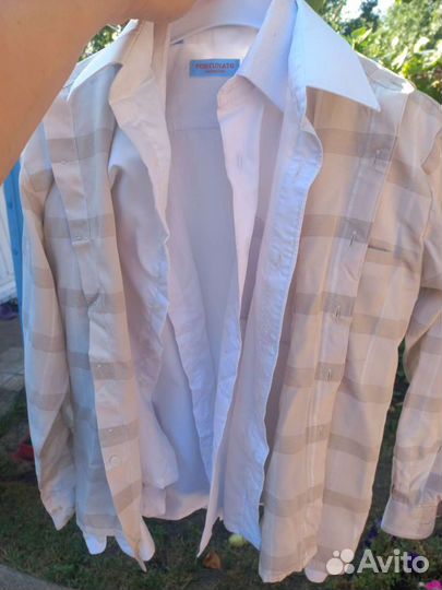 Рубашки школьные 140