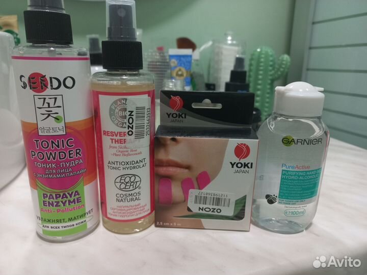 Тоник, тейпы, антисептик