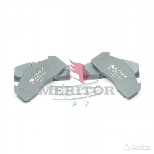 Колодки дисковые Meritor D-Duco 29125 250x118x28 м