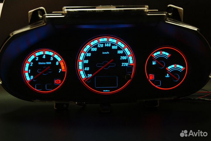 Ford Escort Mk7 тюнинг шкалы приборов тип 2