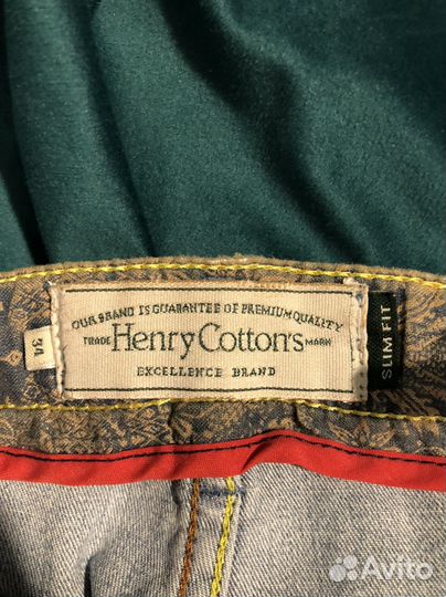 Джинсы мужские henry cotton