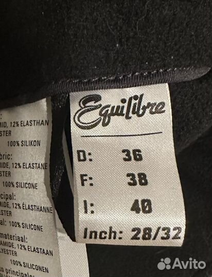 Бриджи для верховой езды с силиконовой леей