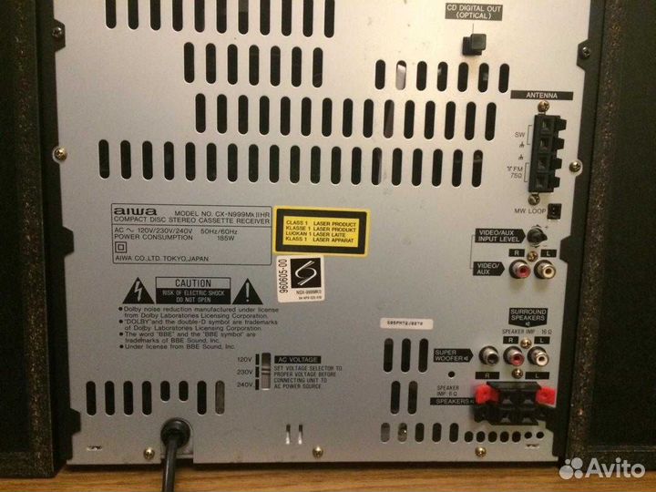 Музыкальный центр aiwa nsx 999 mk2