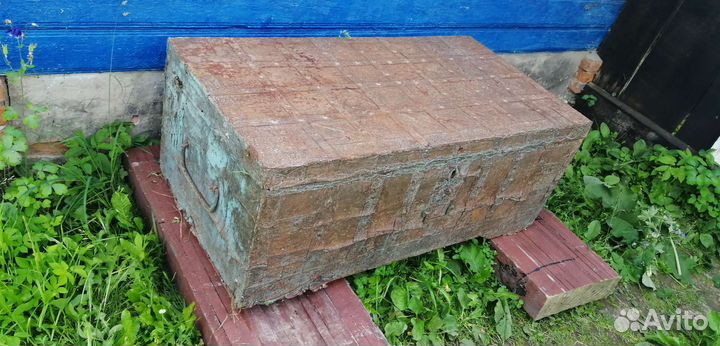 Сундук деревянный окованный старинный