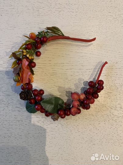 Ободок для волос ручной работы