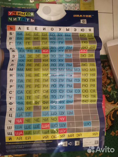 Говорящая таблица умножения плакаты