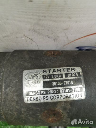 Стартер Kia Sportage 2 SUV 2.0 crdi D4EA 2005