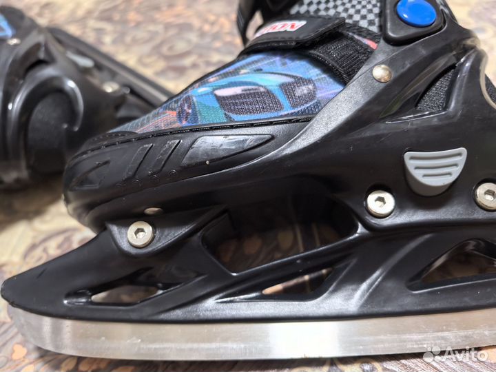 Коньки детские раздвижные 33 36