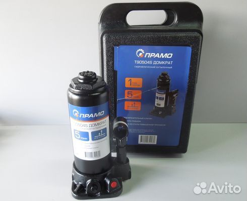 Домкрат 5 т гидравлический высота подъема 185-355м