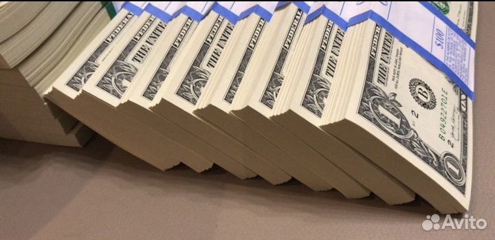 Банкнота 1 доллор (пресс,новые по номерам)