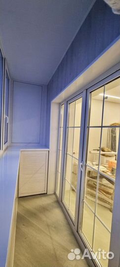 Балконное остекление новое