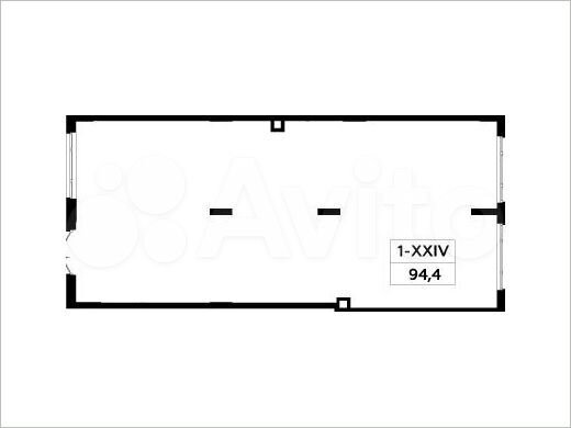 Аренда торговое помещение площадью 94.2 кв.м