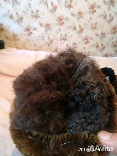 Мужские натуральные варежки