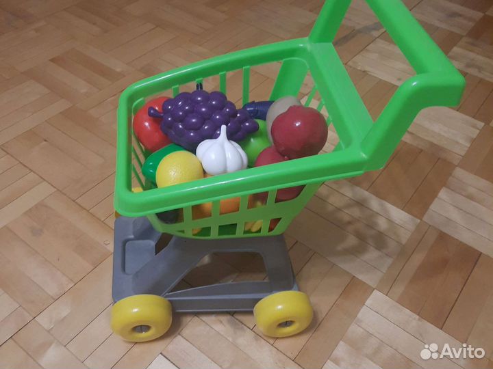 Тележка с фруктами 21 предмет