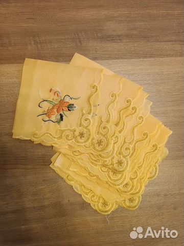 Салфетки столовые тканевые 12 шт новые