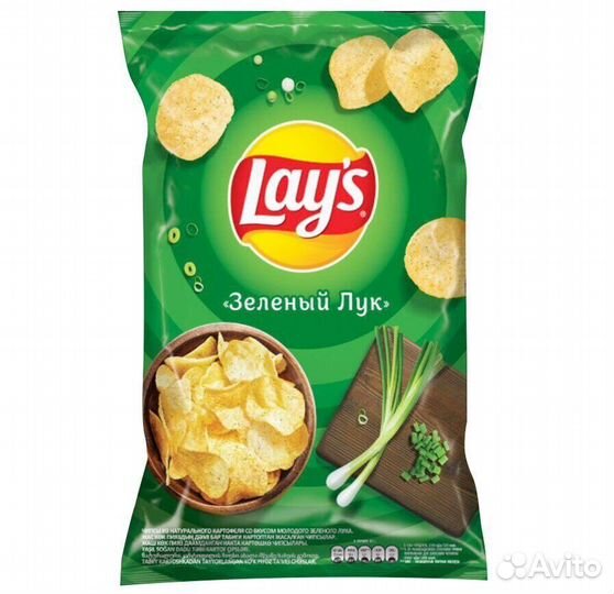 Чипсы LAY'S Зелёный лук 140г Frito-Lay