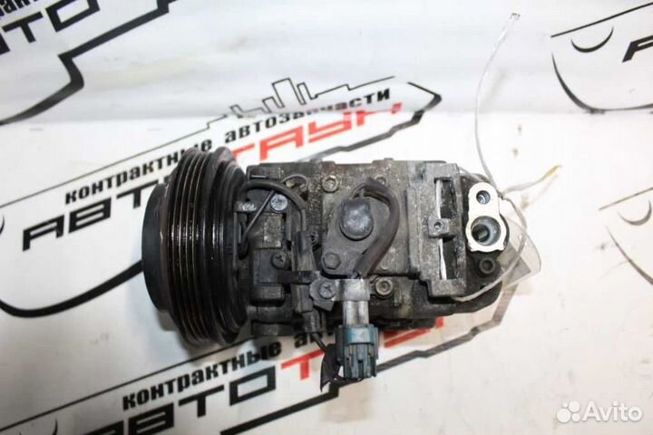 Компрессор кондиционера subaru. EJ254 EJ25D. legacy lancaster outback. BP9 BPH. трубка спереди И сза