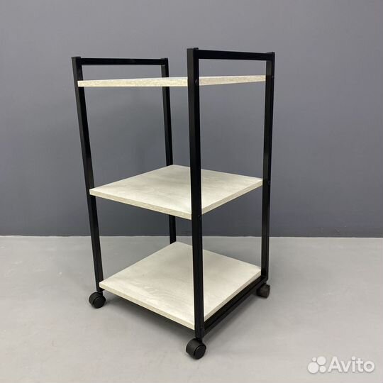 Стеллаж тележка этажерка лофт