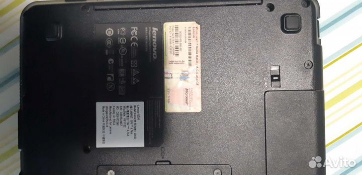 Ноутбук lenovo G550