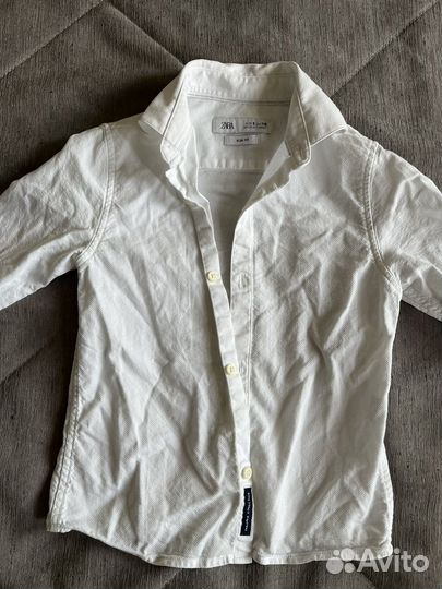3 рубашки Zara 116 на мальчика