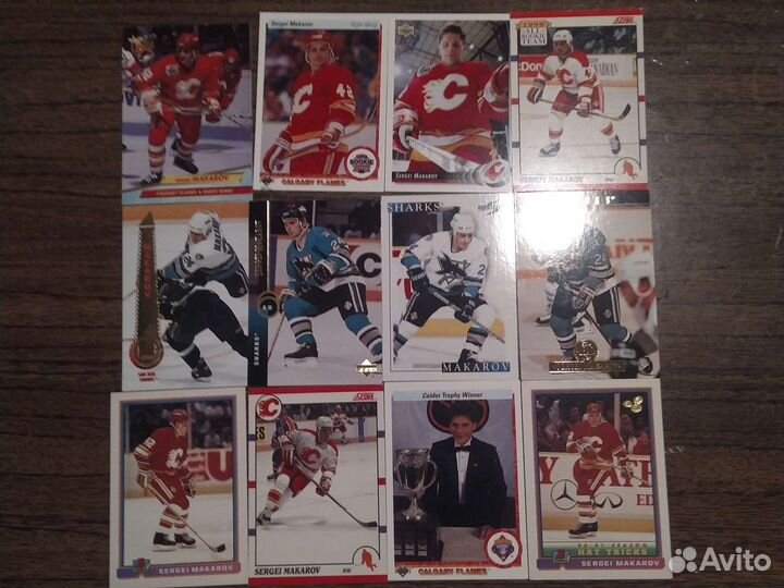 Хоккейные карточки Сергей Макаров
