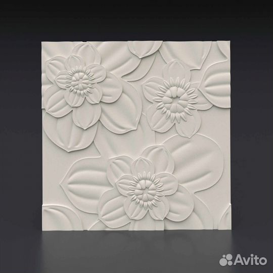 Гипсовая 3D панель 