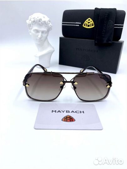 Солнцезащитные очки мужские Maybach коричневые 527