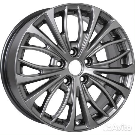 R17 5x114,3 7,5J ET45 D60,1 KDW KD1723 (17 Camry V7) (кс873) Grey Painted