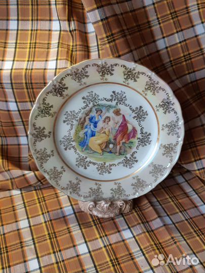 Тарелка настенная дулево англия чехия