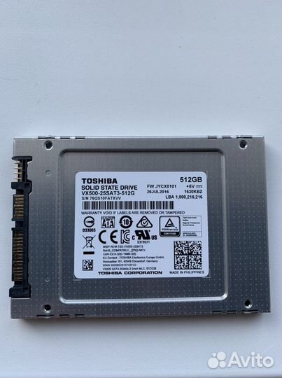 Жесткий диск ssd 512
