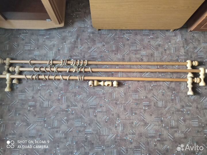 Багеты для штор деревянные