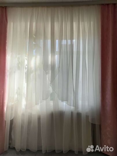 Шторы вуаль в комнату или на кухню