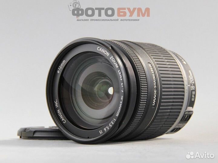 Объектив Canon EF-S 18-200mm f3.5-5.6 IS