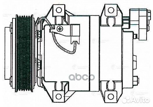 Компрессор кондиц. для а м volvo xc90 (02) 2.4d