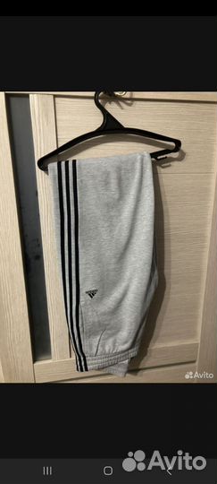Спортивные штаны adidas мужские серые