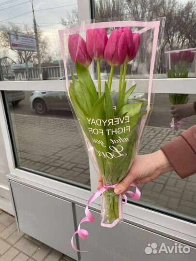 Тюльпаны к 8 марта в розницу