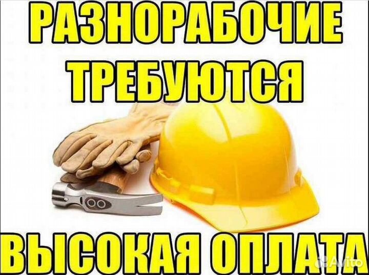 Разнорабочий на стройку с ежедневной оплатой