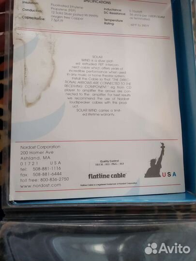 Межблочный кабель nordost solar wind