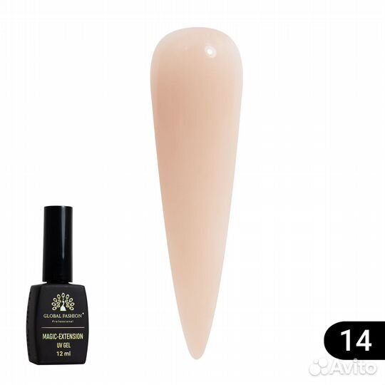 Гель Global Fashion Magic-Extension 12 мл, 14